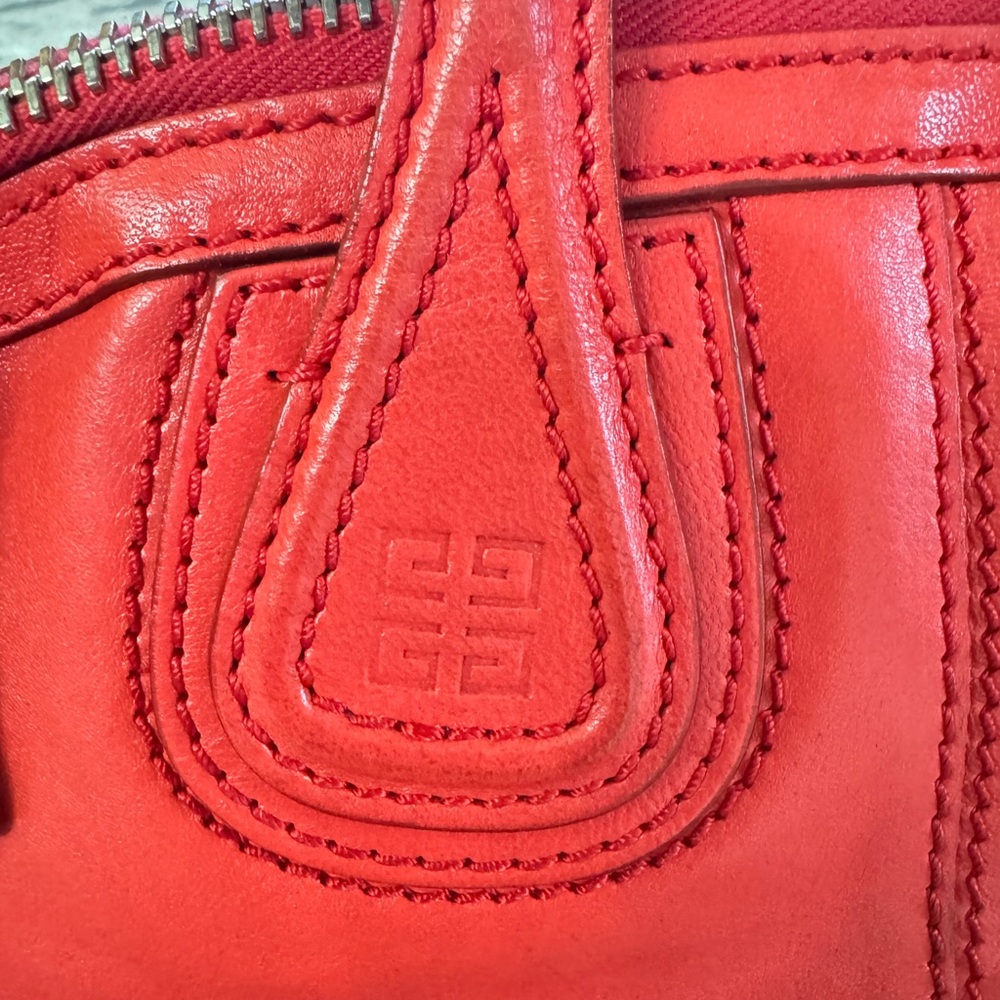 Givenchy Red Mini Nightingale Bag - Picture 4 of 10